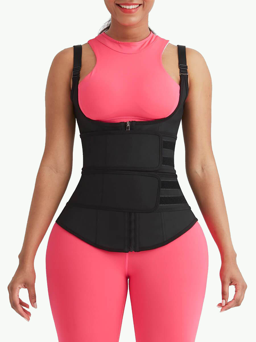 plus size latex waist trainer