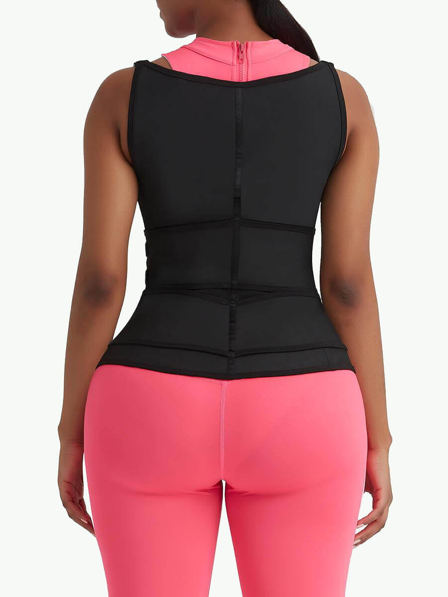 double belt waist trainer