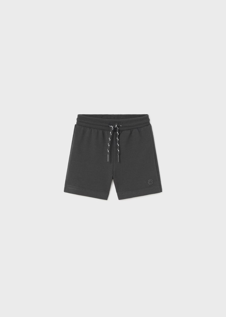 CHARCOAL KNIT BABY BOY SHORTS