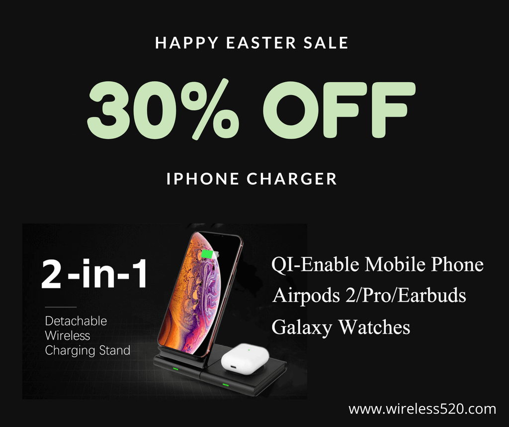 30% off wireless charging station