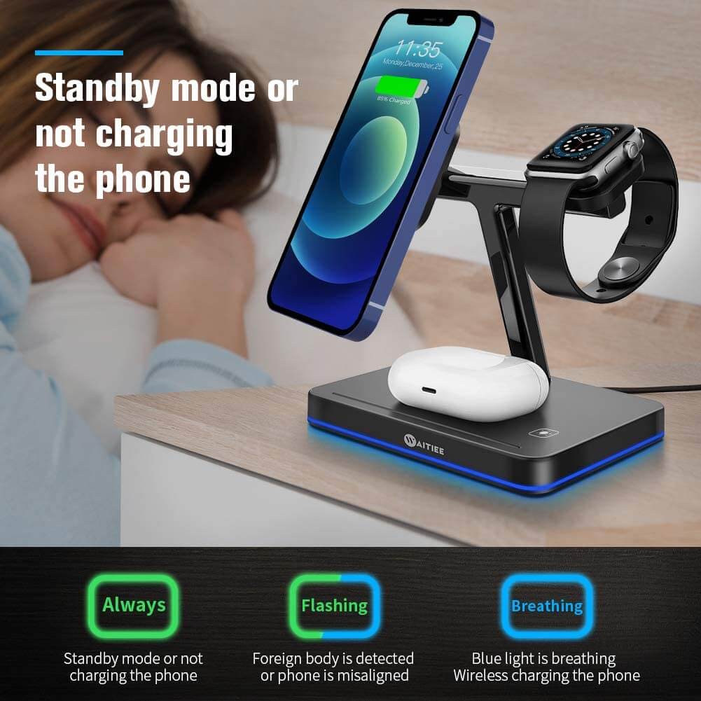 waitiee 3in1 magnetic wireless charger
