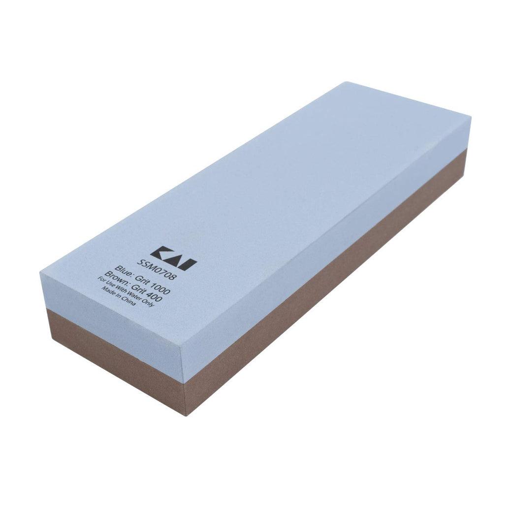 Shun Combination Whetstone w/ Rubber Base: 400/1000 Grit