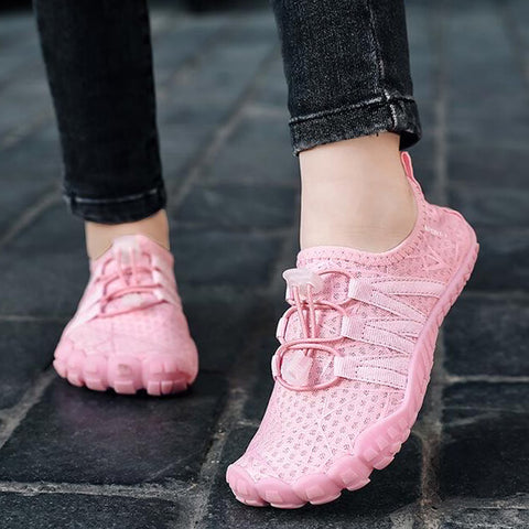 Kids Pink/Black Outdoor Five Fingers Beach Aqua Quick Dry Water Shoes
