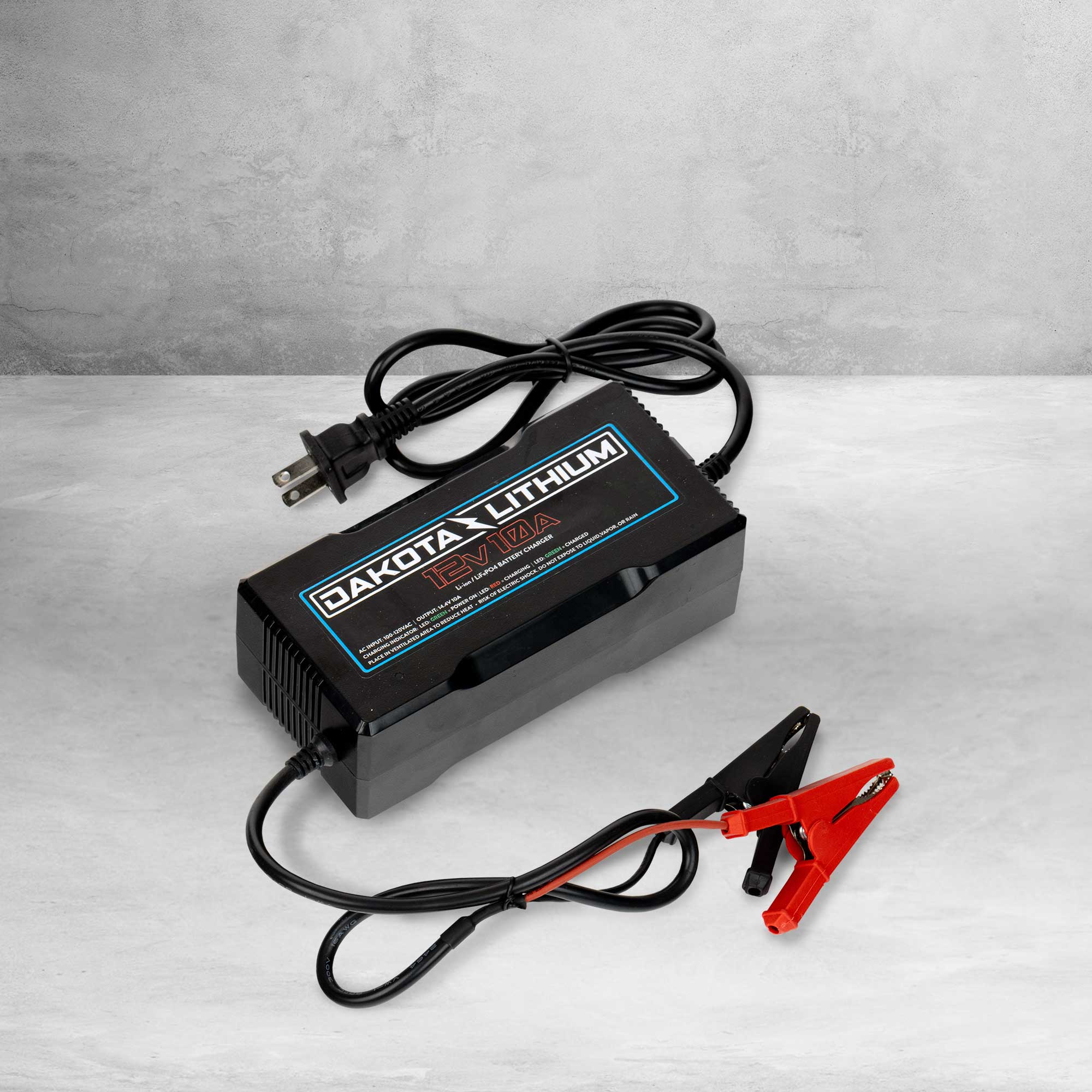 Dakota Lithium 12V 10A LIFEPO4 Battery Charger