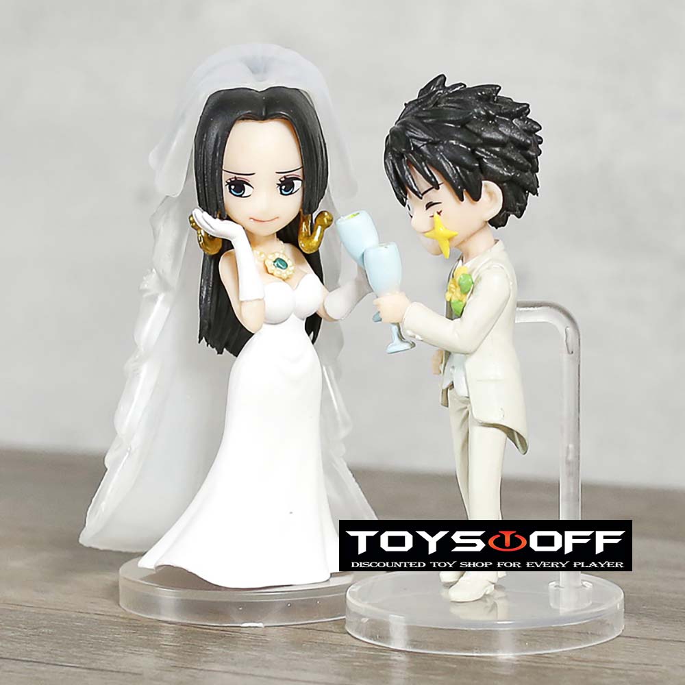 New In Box Anime One Piece Monkey D Luffy Boa Hancock Wedding PVC