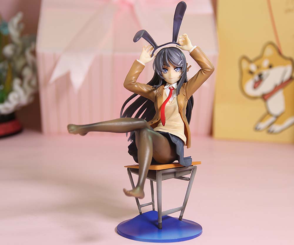 20cm Anime Sakurajima Mai Figures Seishun Buta Yarou Wa Bunny Girl