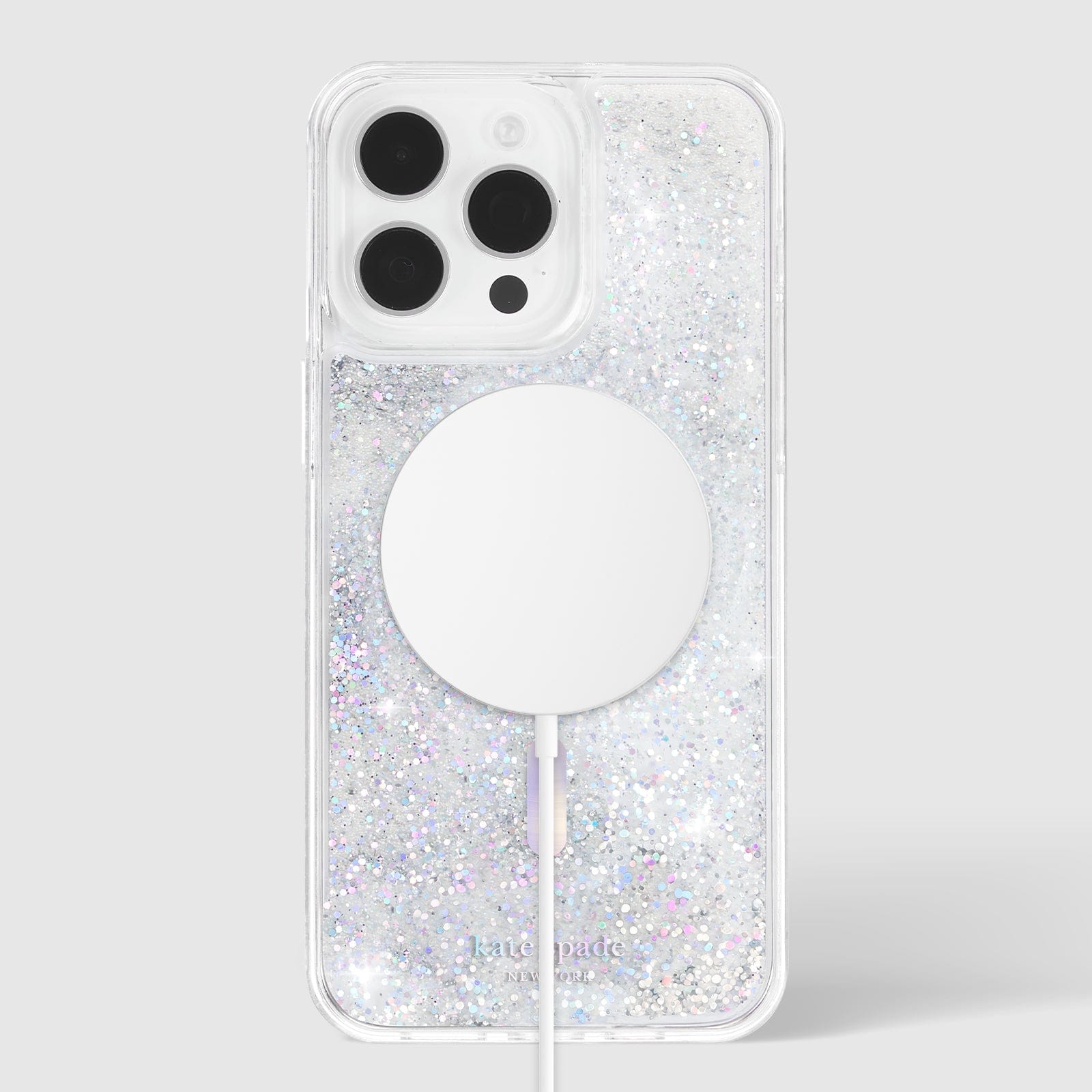 kate spade new york Liquid Glitter Opal Iridescent MagSafe - iPhone 15 Pro Max