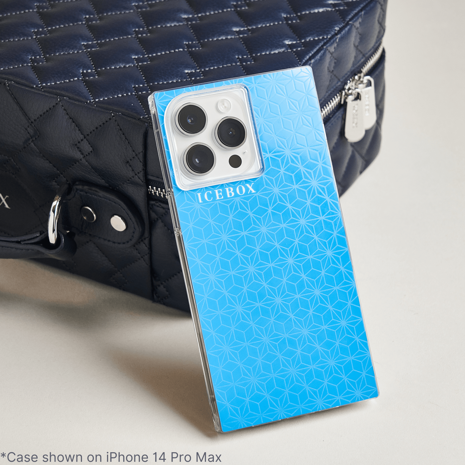 Icebox Facet Blue Gold (MagSafe) - iPhone 14 Plus