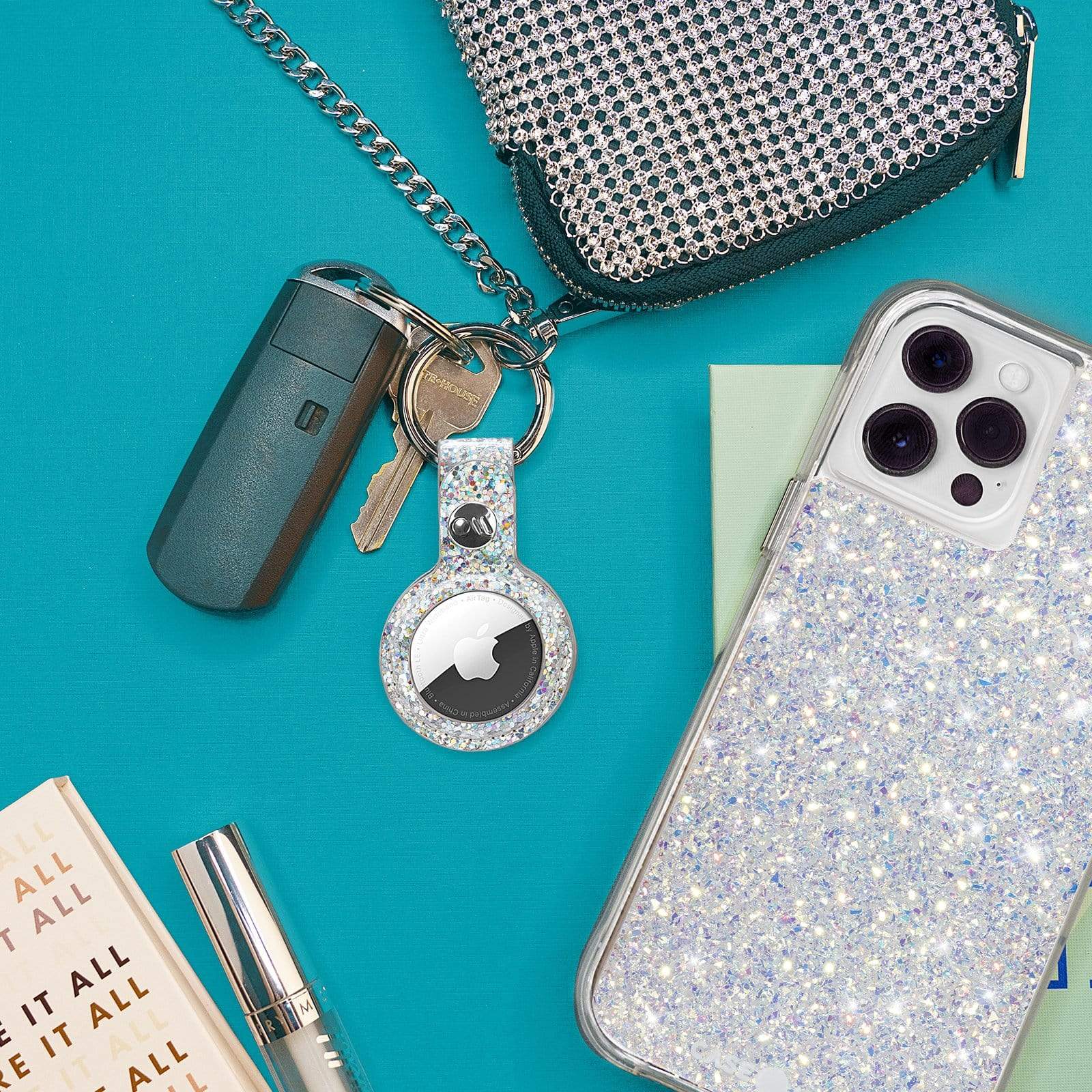 Keychain AirTag Case (Sparkle) - AirTag Case