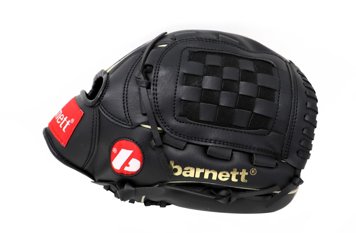 JL-125 Vinyl baseball glove, Outfield, size 12,5, Black