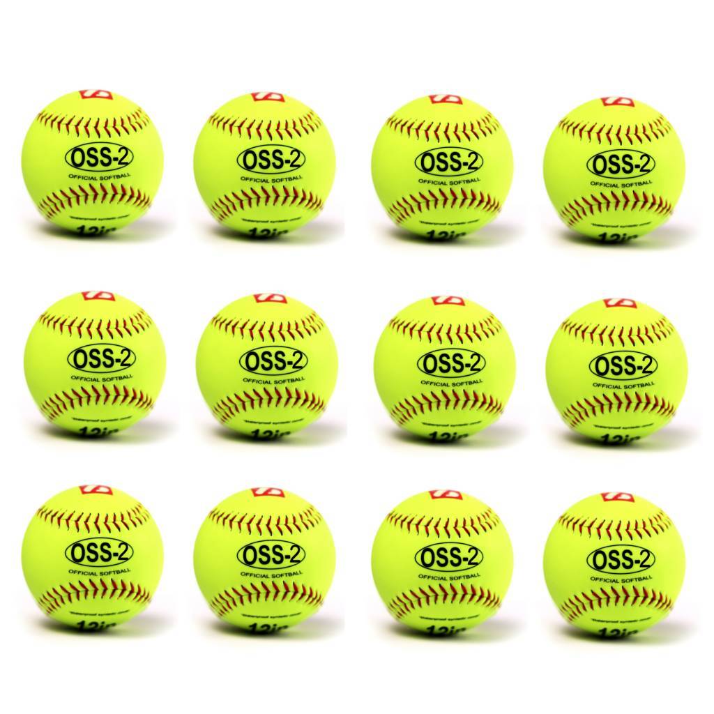 OSS-2 Practice softball ball, soft touch, size 12