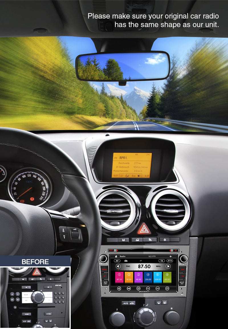 vauxhall radio head unit