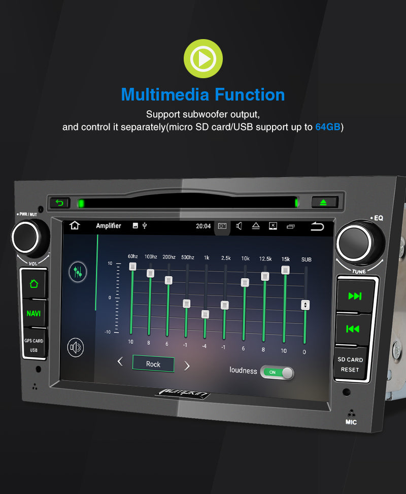 Android 11 corsa d head unit