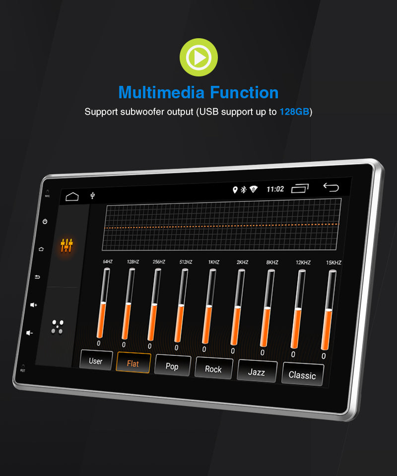 Pumpkin single din head unit