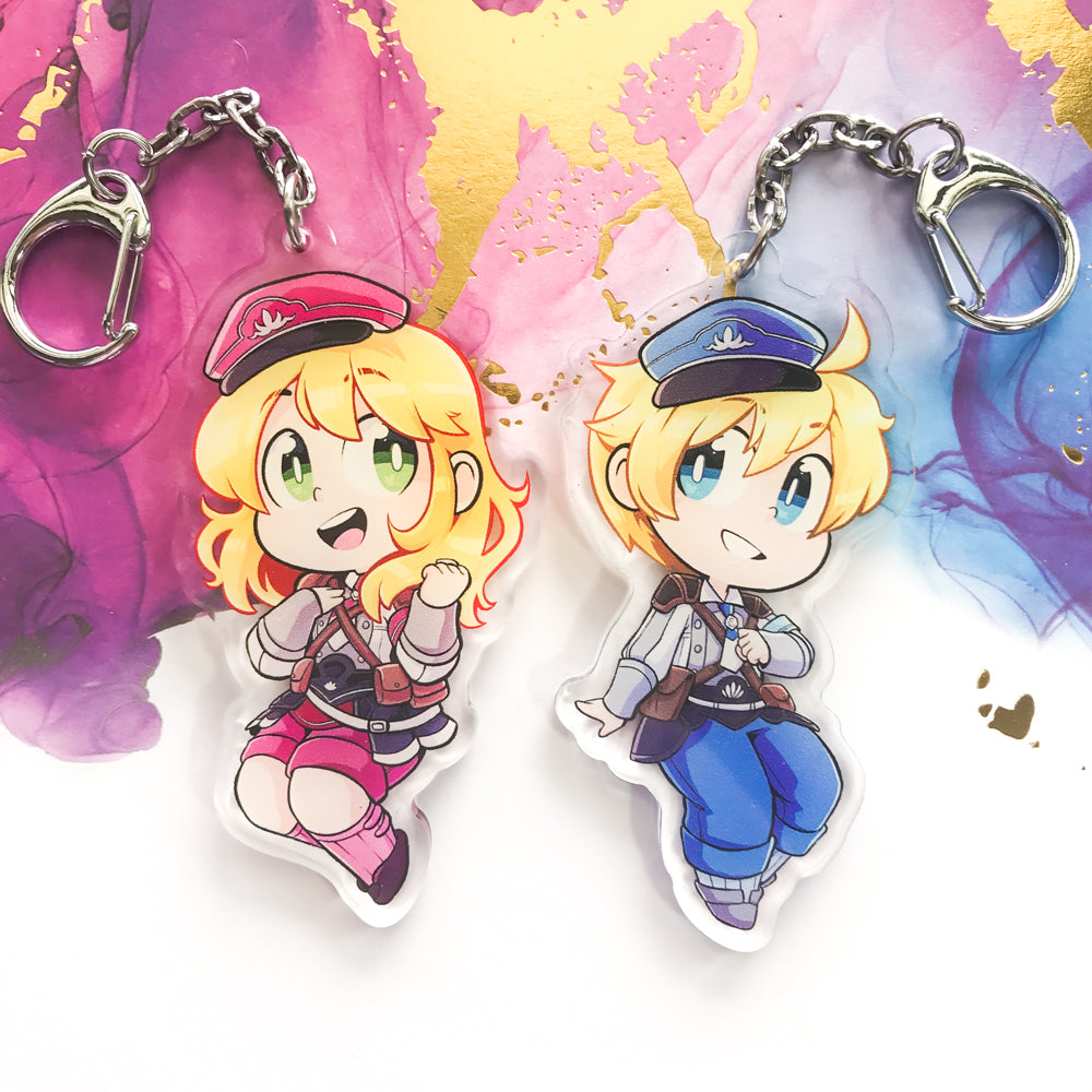 Rune Factory 5 Protagonist Acrylic Charms