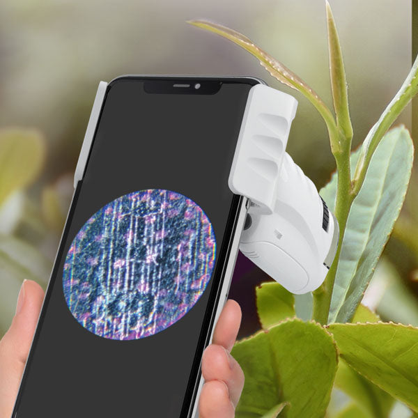 Portable Microscope can attached to phone zoom from 60x to 120x - 智能手机的显微镜