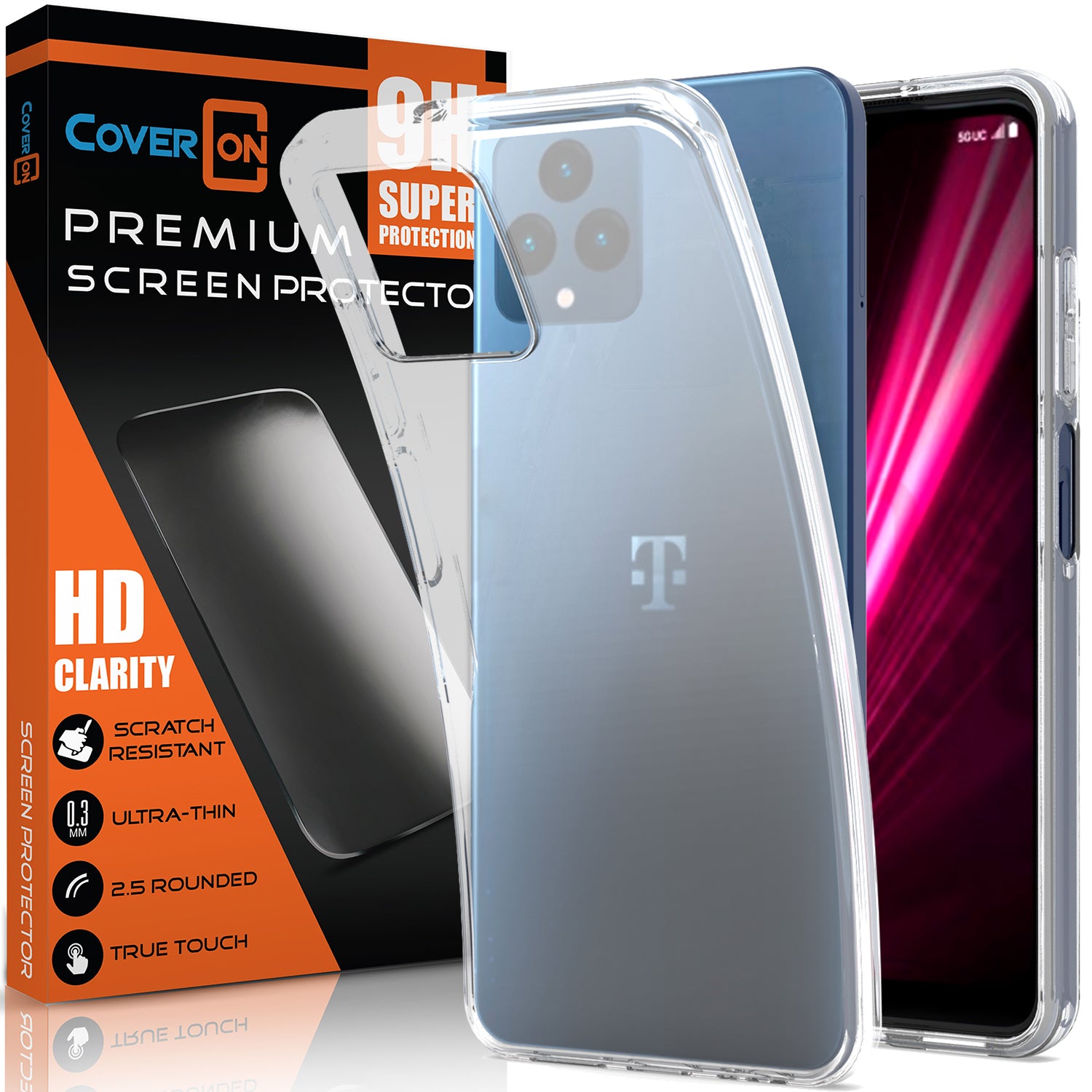 T-Mobile REVVL 6X 5G Case - Slim TPU Silicone Phone Cover Skin