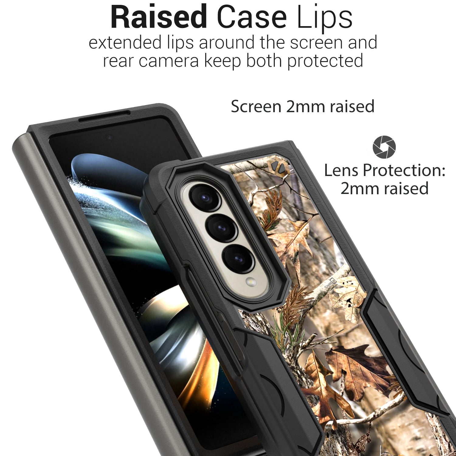 Samsung Galaxy Z Fold4 Case Heavy Duty Military Grade Phone Cover