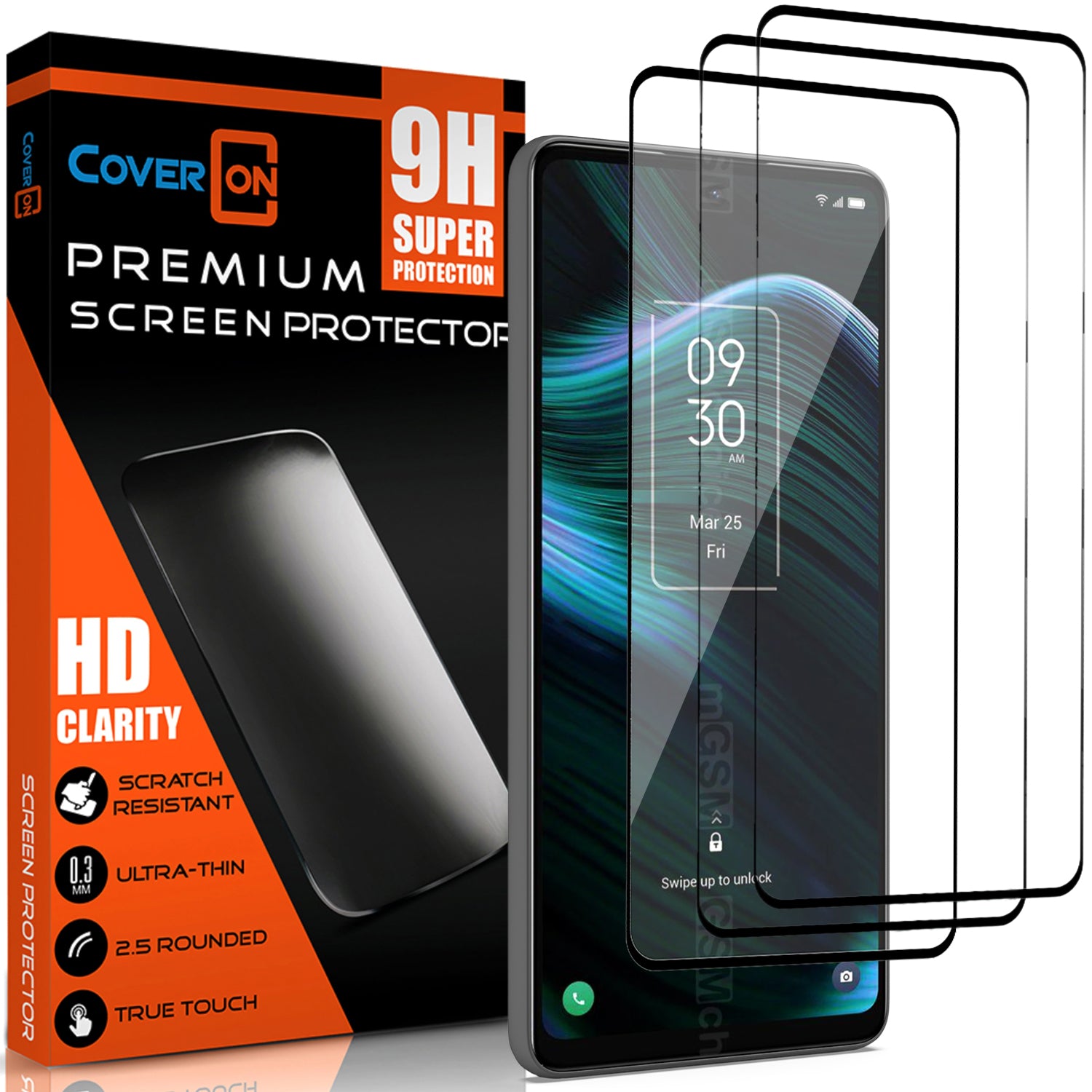 For TCL Stylus 5G Screen Protector Tempered Glass (1-3 Piece)