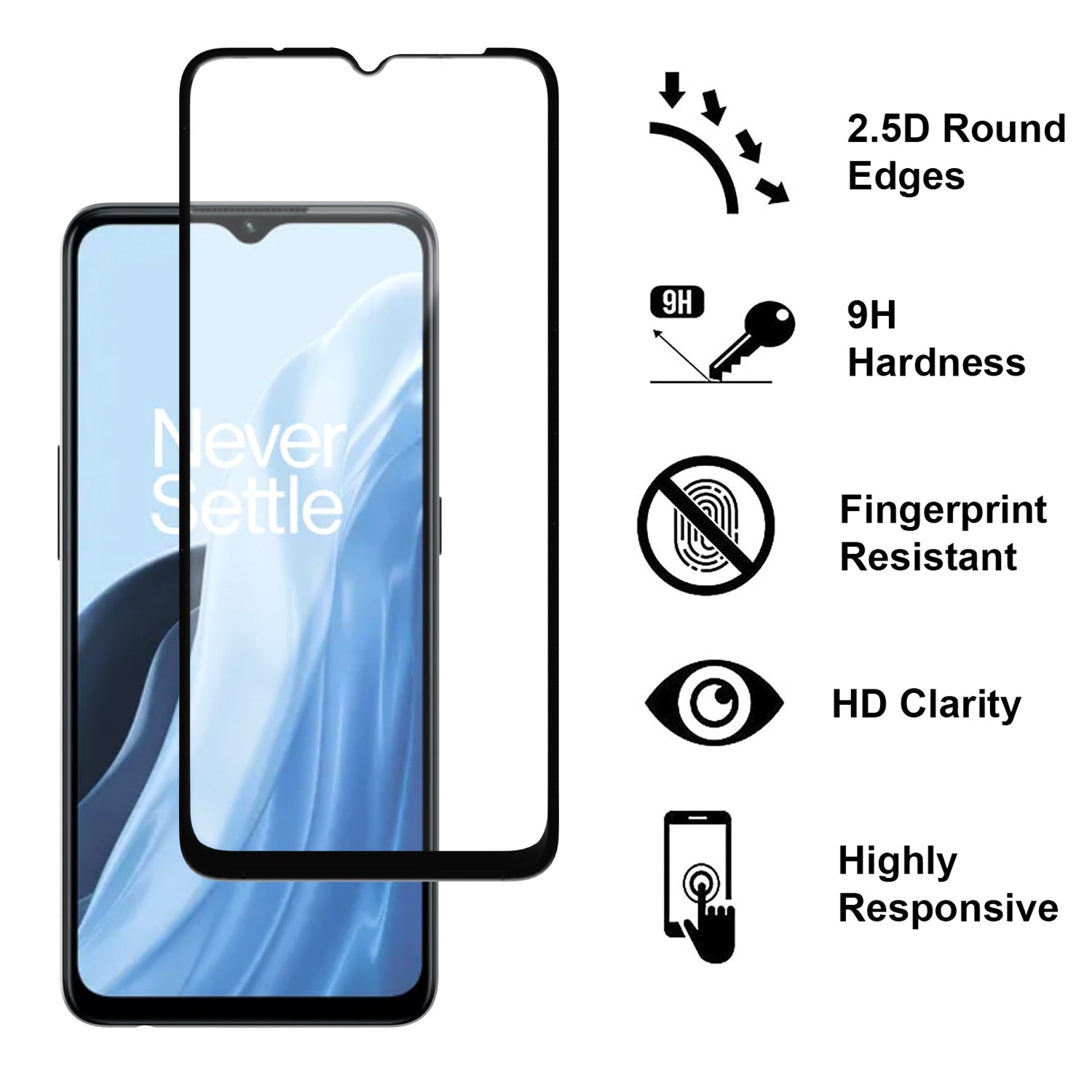 1+ OnePlus Nord N300 5G Screen Protector Tempered Glass (1-3 Piece)