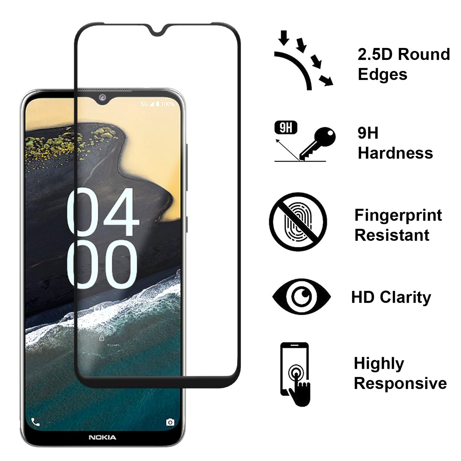 Nokia G400 5G Slim Case Transparent Clear TPU Design Phone Cover