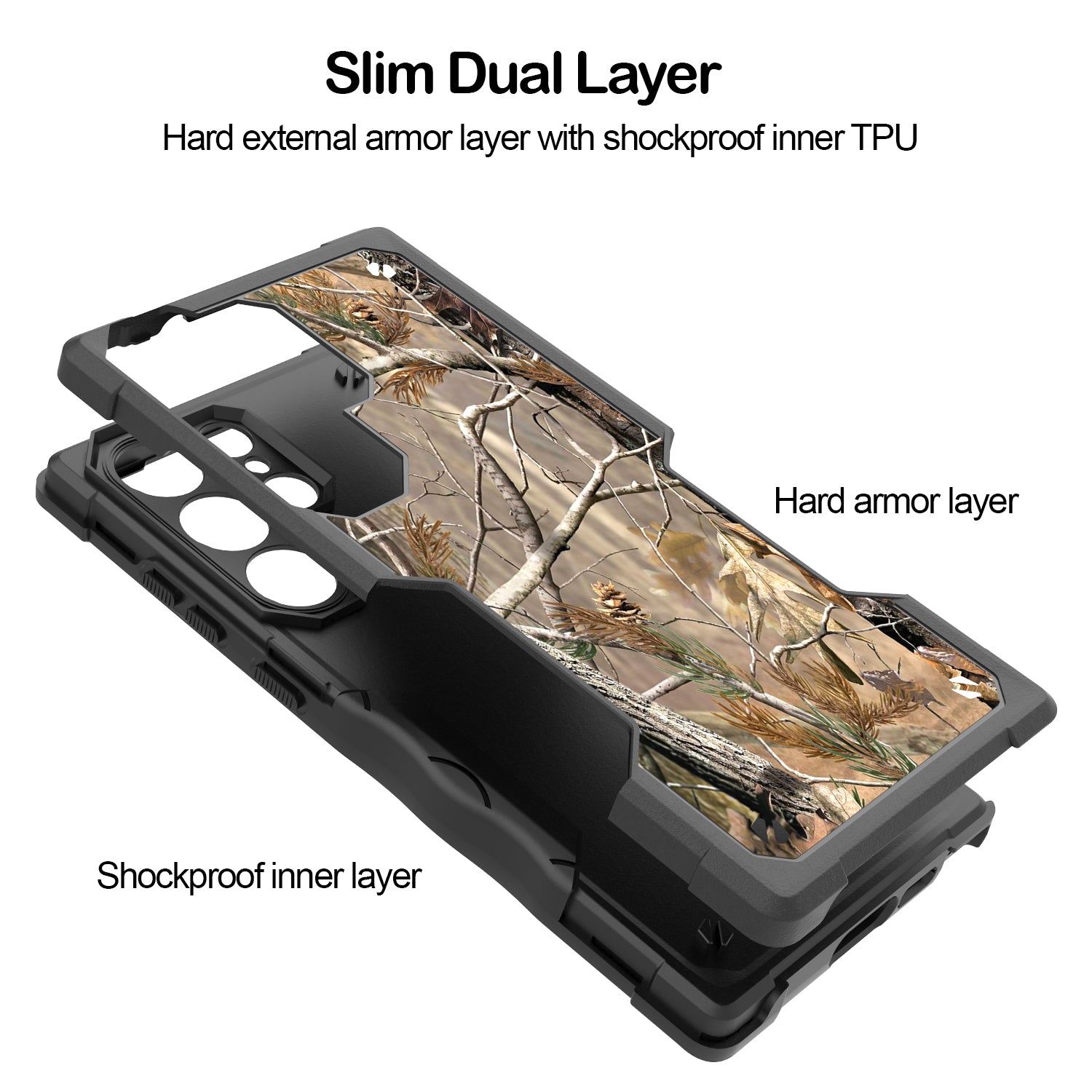 Samsung Galaxy S23 Ultra Case Heavy Duty Military Grade Phone Cover