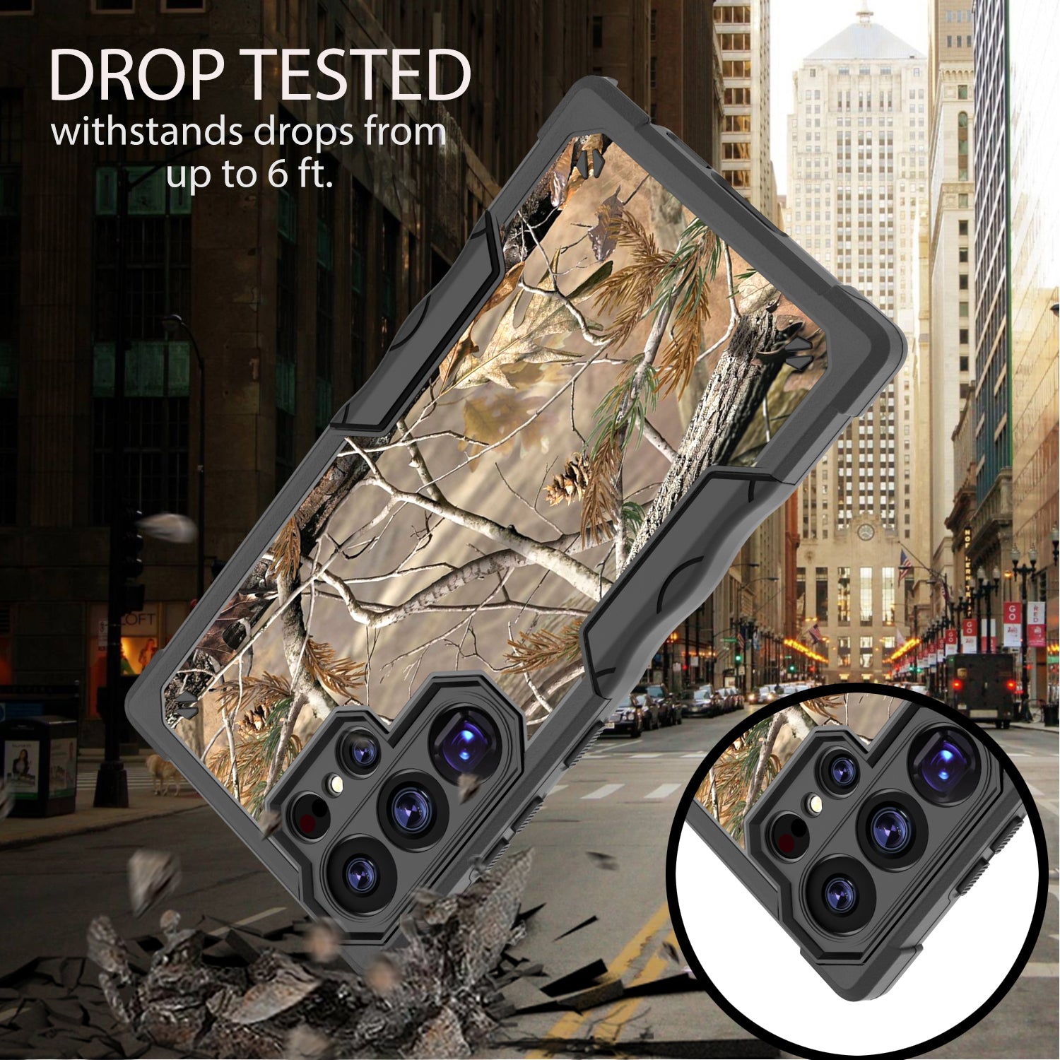 Samsung Galaxy S23 Ultra Case Heavy Duty Military Grade Phone Cover