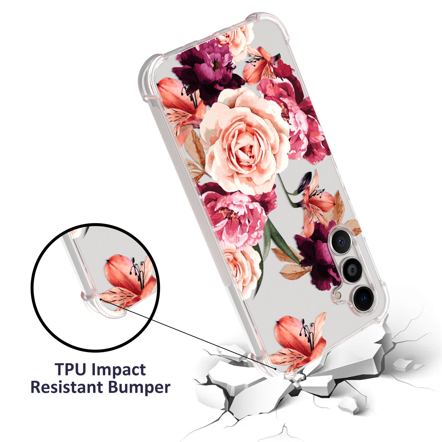 Samsung Galaxy A54 5G Slim Case Transparent Clear TPU Design Phone Cover