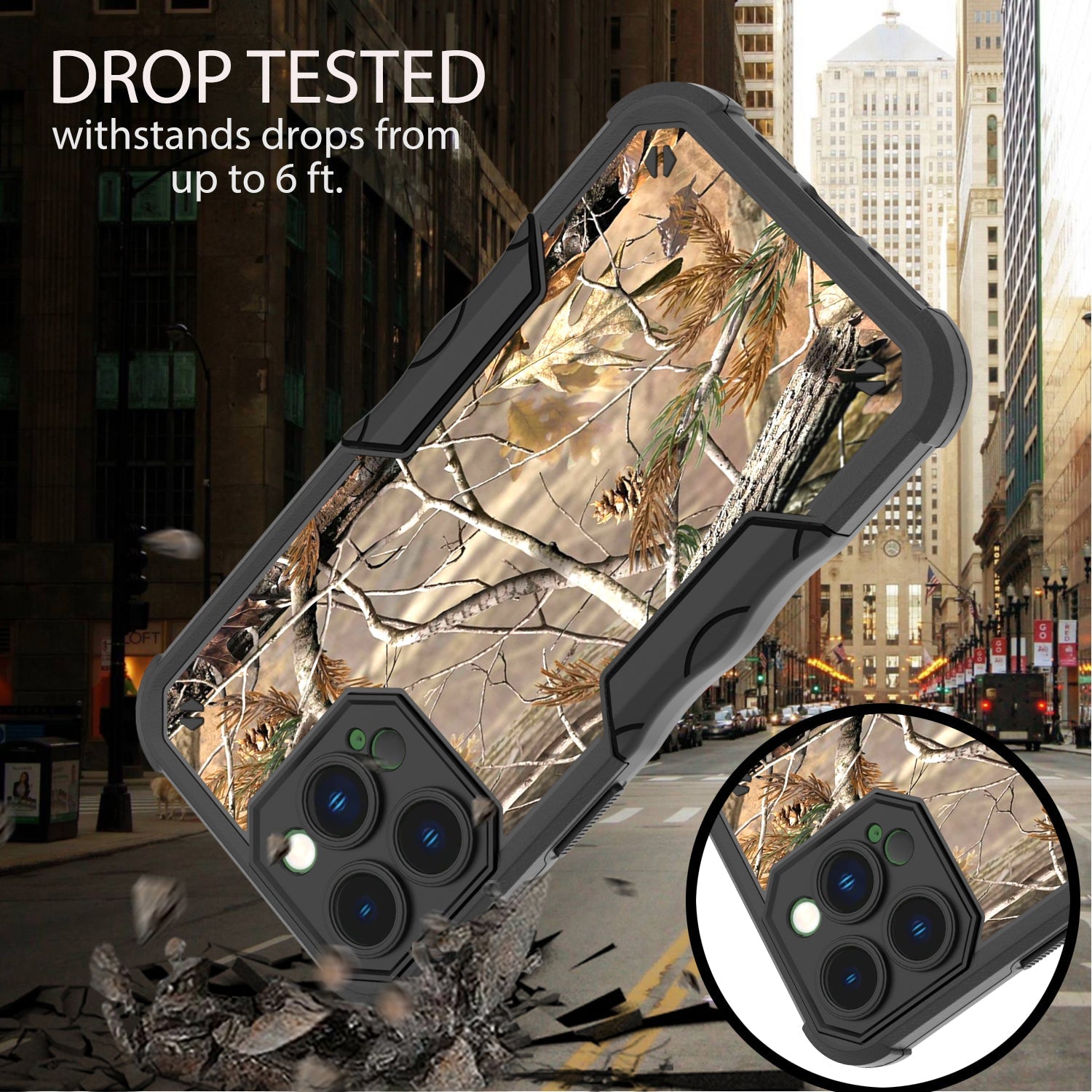 Apple iPhone 14 Pro Max Case Heavy Duty Military Grade Phone Cover