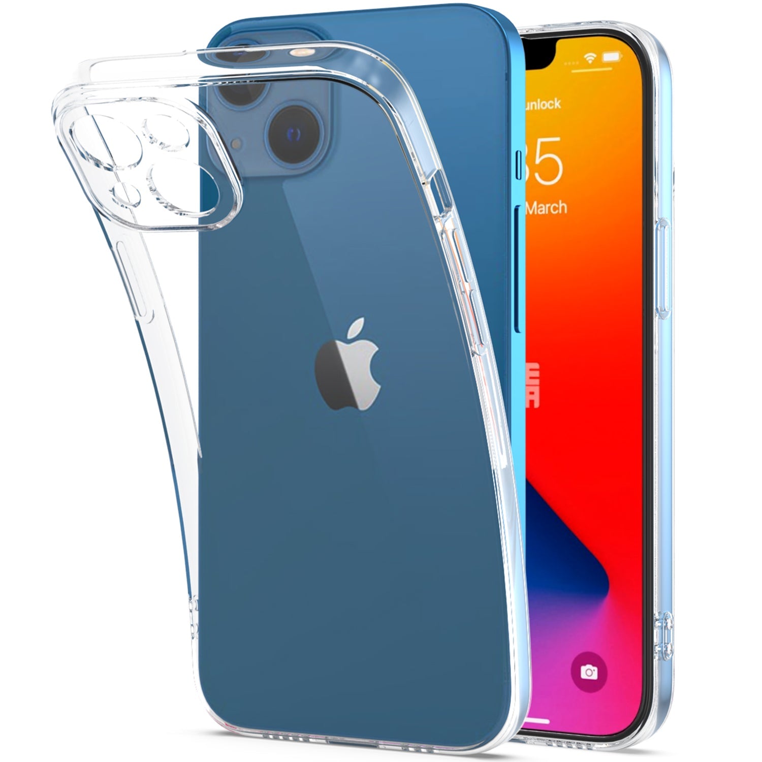 Apple iPhone 14 Plus Case - Slim TPU Silicone Phone Cover Skin