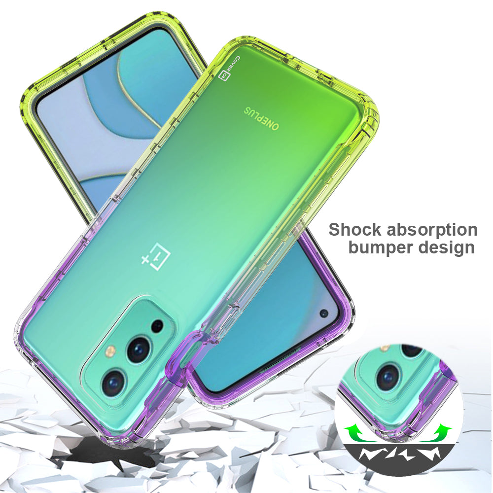 OnePlus 9 Clear Case Full Body Colorful Phone Cover - Gradient Series