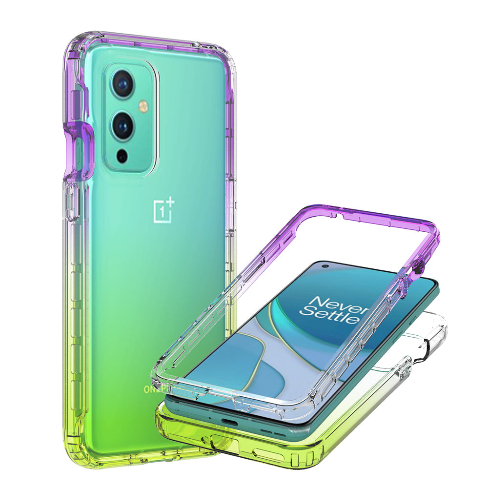 OnePlus 9 Clear Case Full Body Colorful Phone Cover - Gradient Series