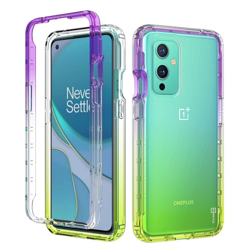 OnePlus 9 Clear Case Full Body Colorful Phone Cover - Gradient Series