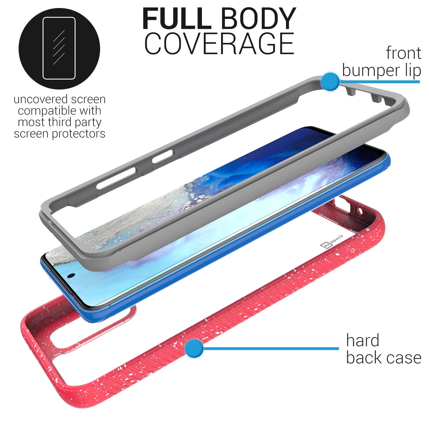 Samsung Galaxy S20 Case - Heavy Duty Shockproof Clear Phone Cover - EOS Series