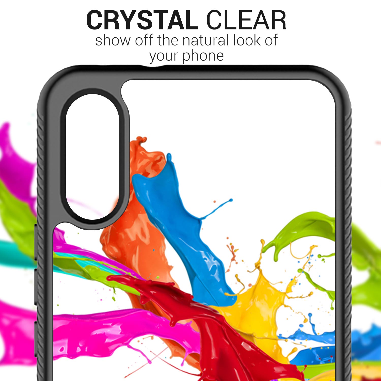 Alcatel 3V 2019 Case - Heavy Duty Shockproof Clear Phone Cover - EOS Series