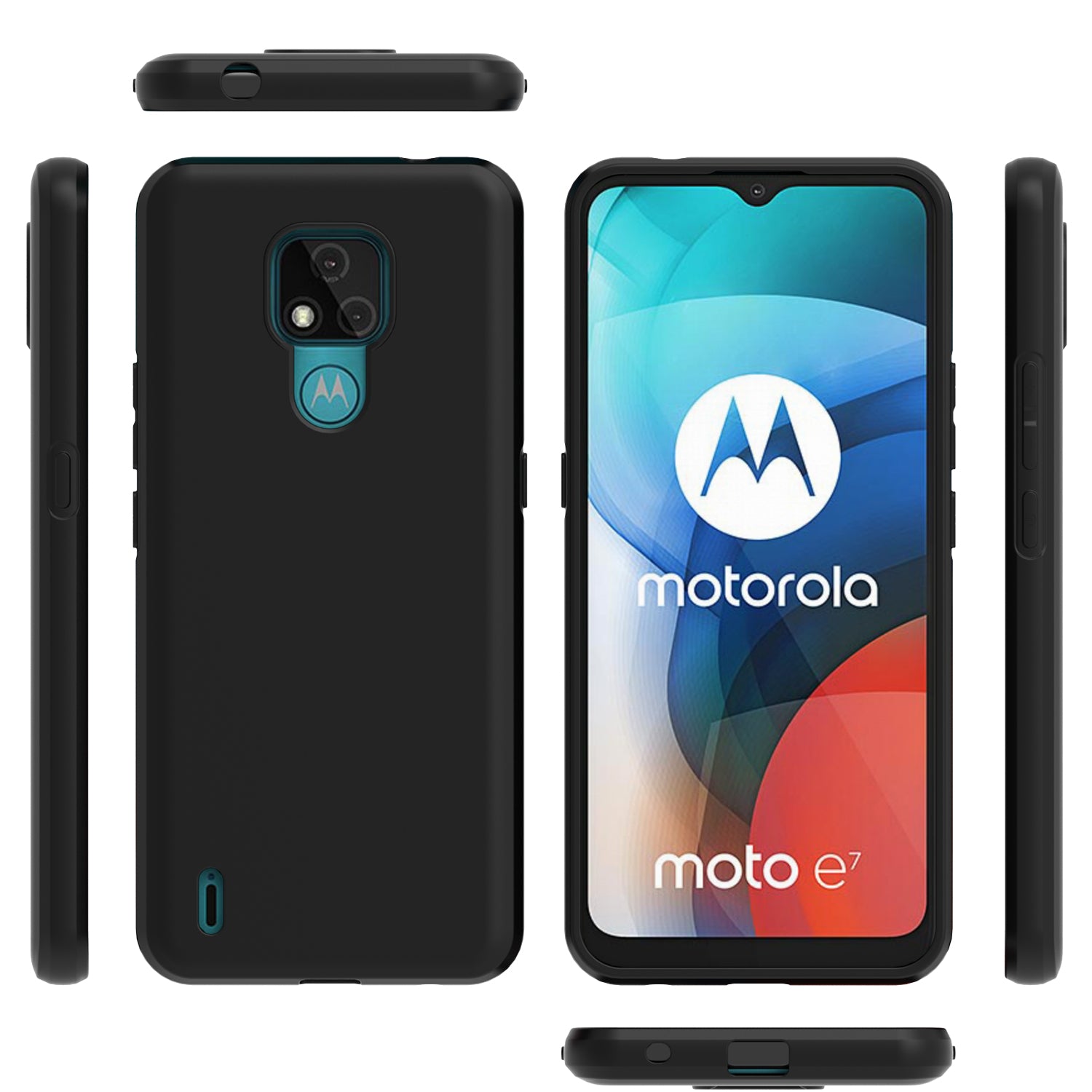 Motorola Moto E7 Case - Slim TPU Silicone Phone Cover - FlexGuard Series