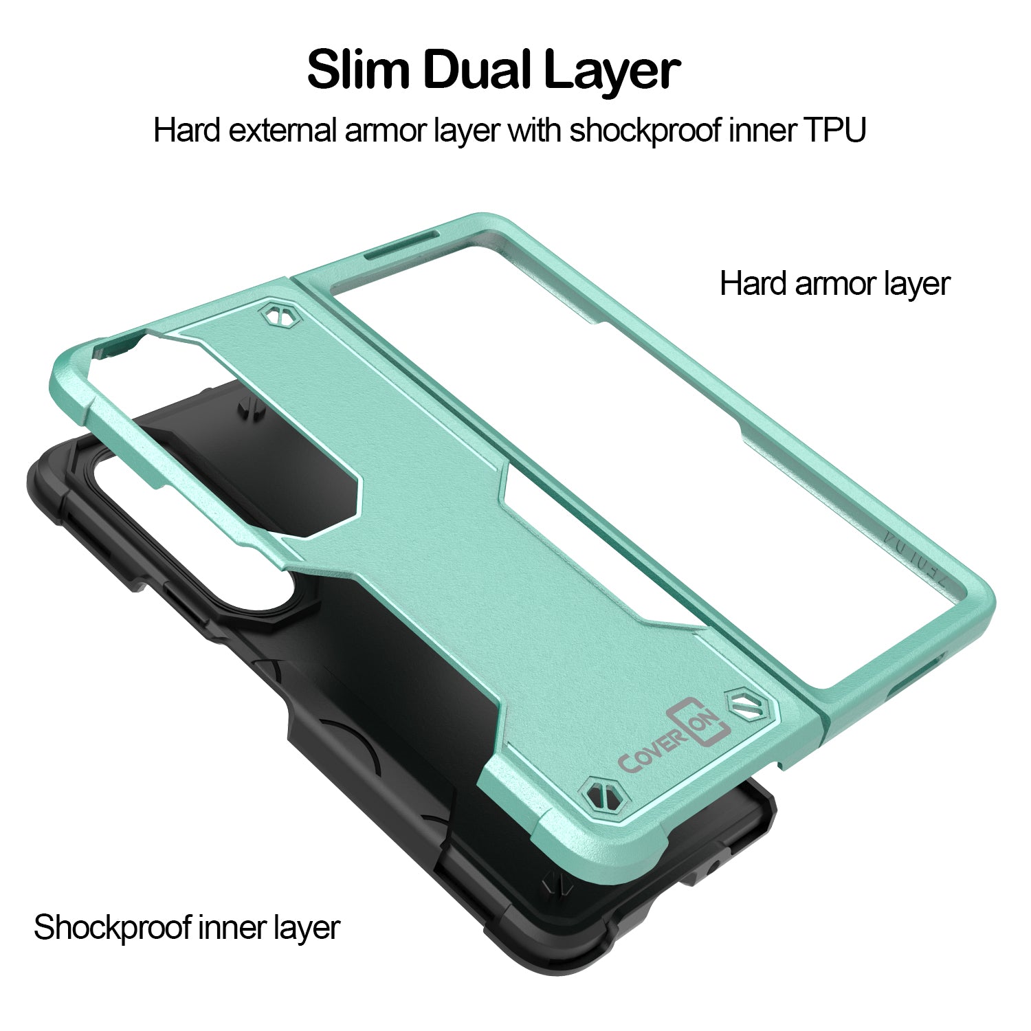 Samsung Galaxy Z Fold4 Case Heavy Duty Military Grade Phone Cover