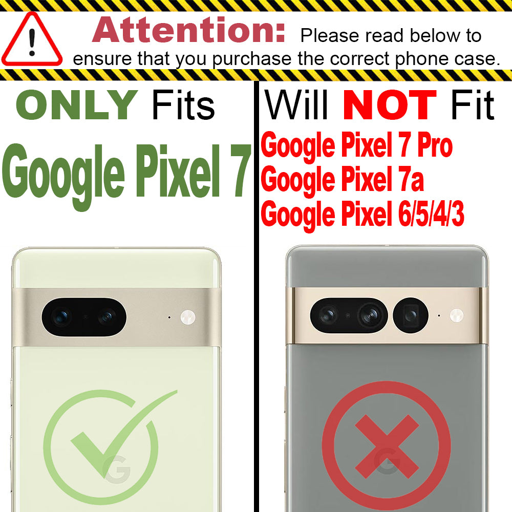 Google Pixel 7 Case Slim TPU Phone Cover w/ Carbon Fiber