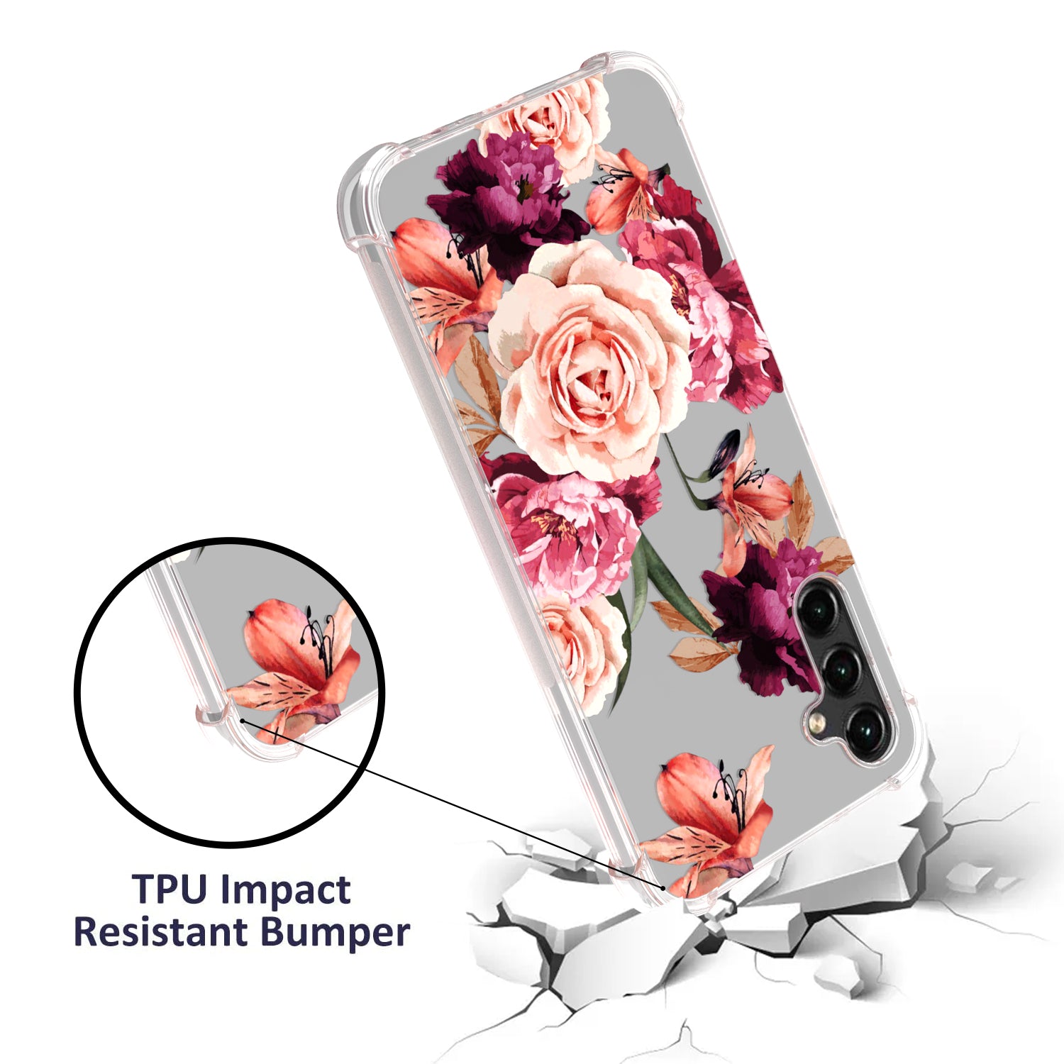 Samsung Galaxy A14 5G Slim Case Transparent Clear TPU Design Phone Cover