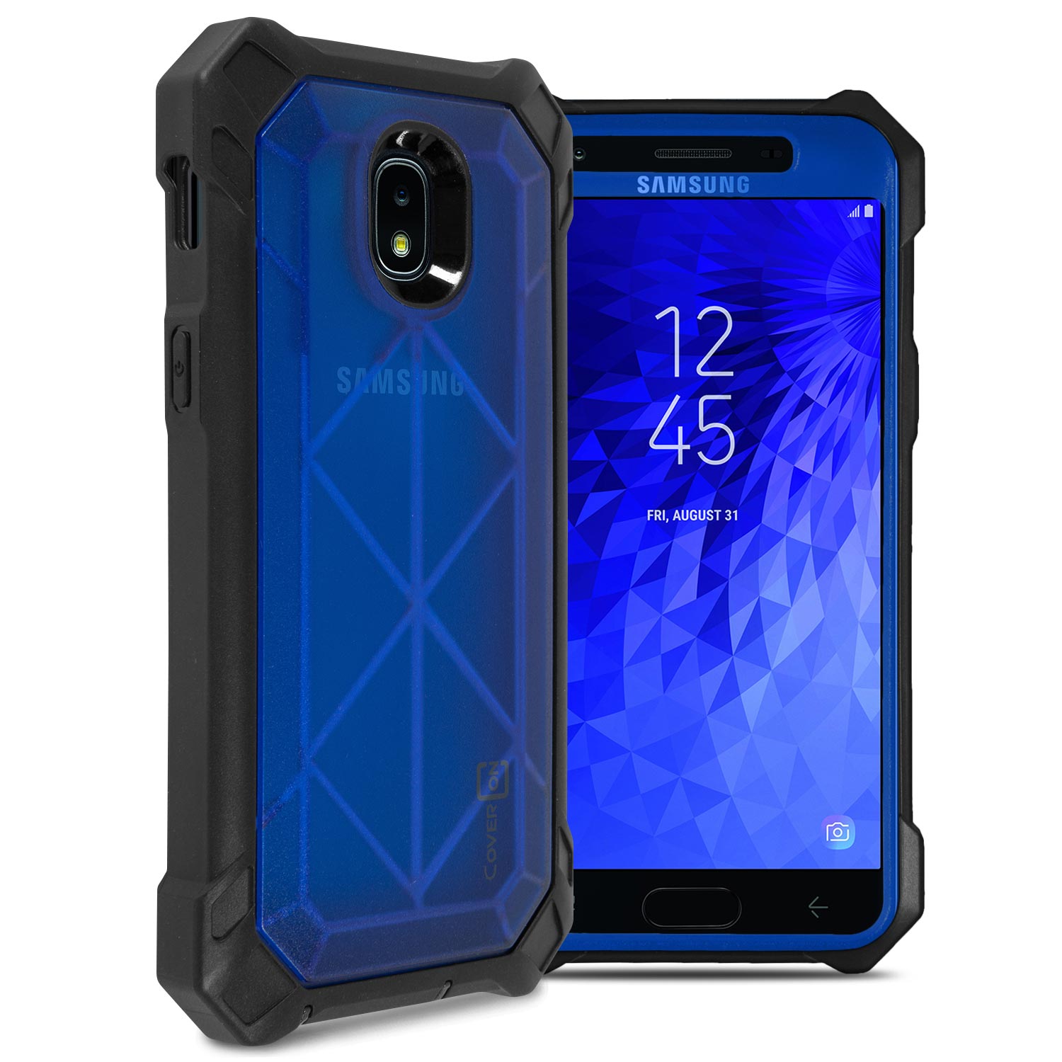 Samsung Galaxy J3 2018 / Express Prime 3 / J3 Star / J3 Prime 2 / Amp Prime 3 / Eclipse 2 / J3 Aura / J3 Orbit / Achieve Case VitaCase Protective Full Body Heavy Duty Phone Cover