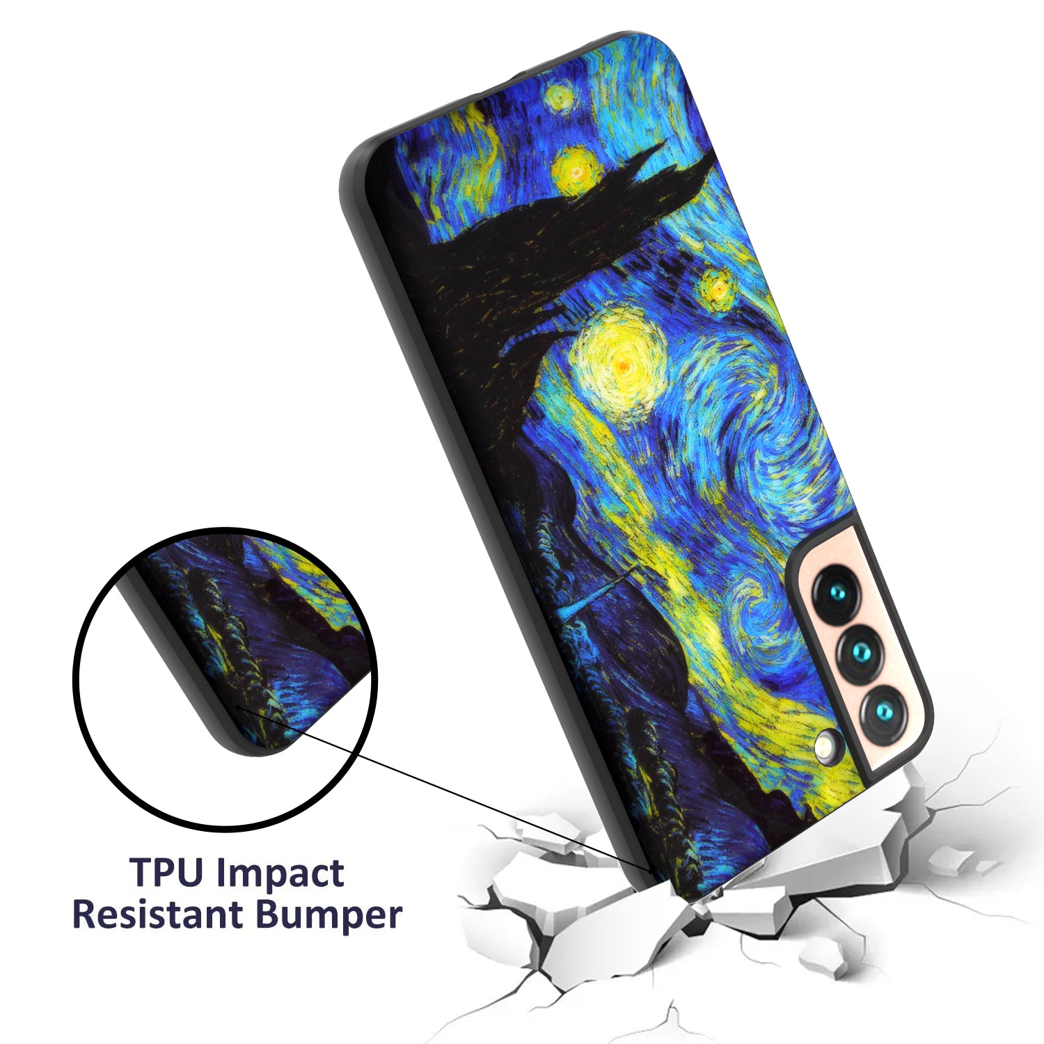 Samsung Galaxy S22 Plus Case - Slim TPU Silicone Phone Cover - FlexGuard Series