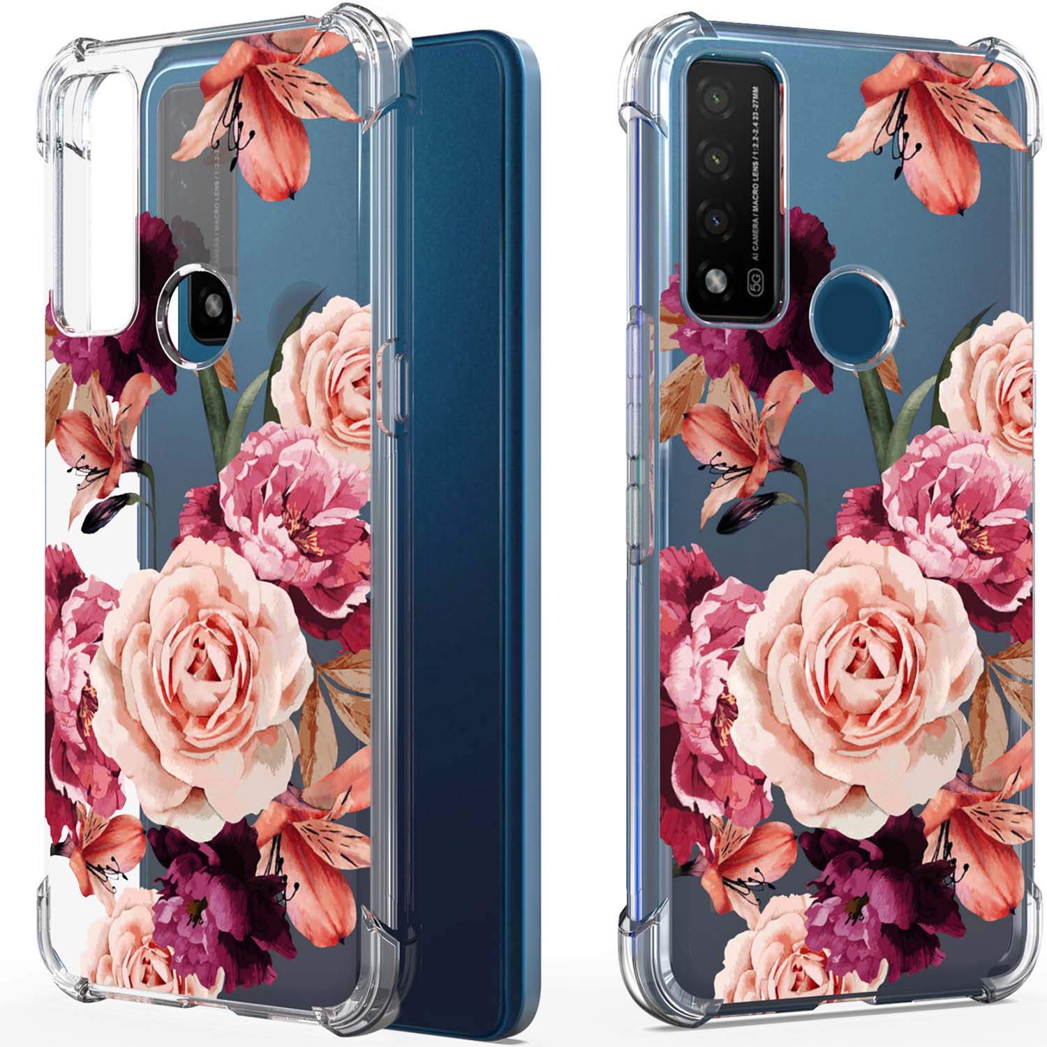 TCL 20 R 5G / Bremen 5G / 20 AX 5G Case - Slim TPU Silicone Phone Cover - FlexGuard Series