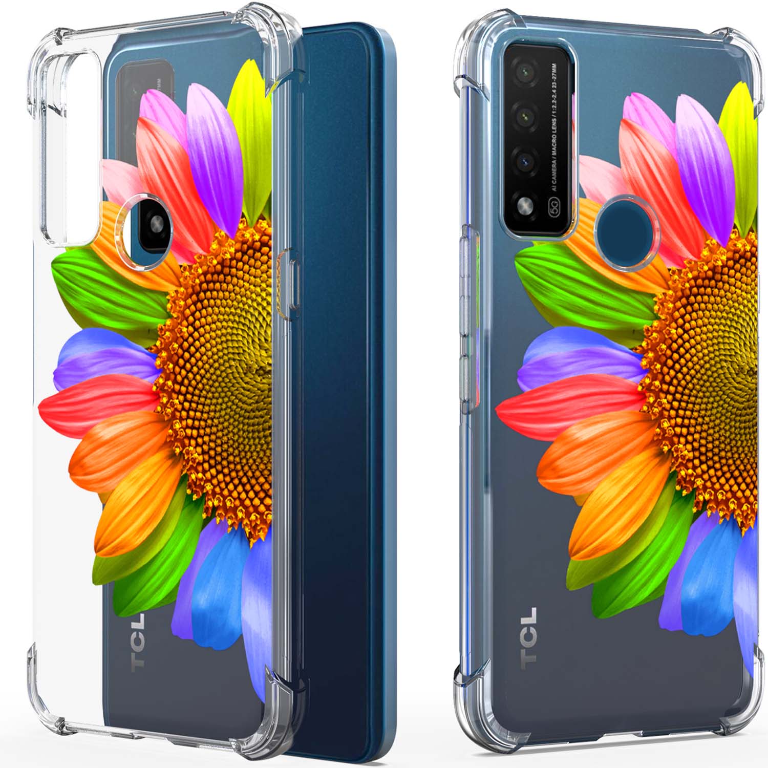 TCL 20 R 5G / Bremen 5G / 20 AX 5G Case - Slim TPU Silicone Phone Cover - FlexGuard Series