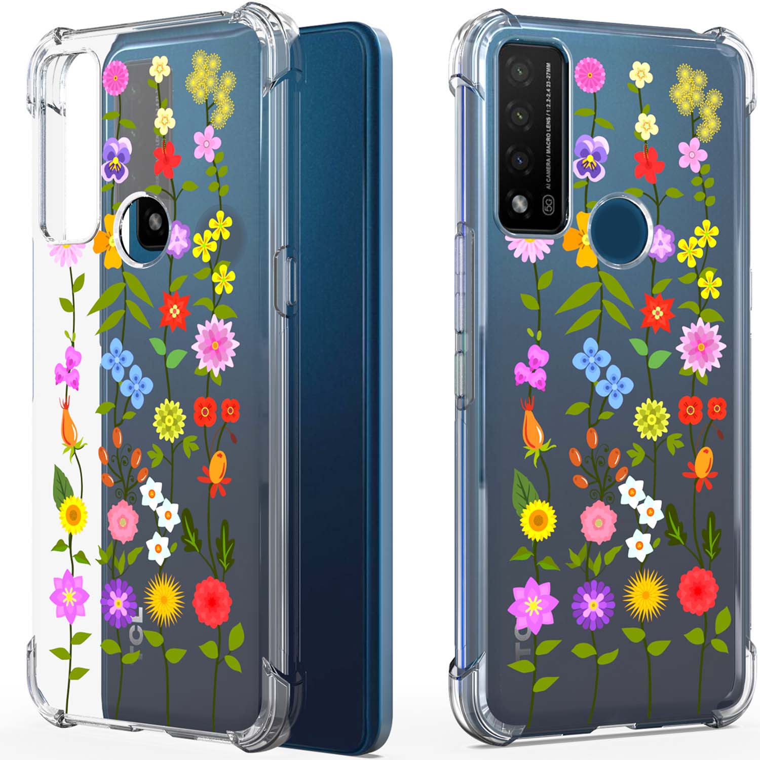 TCL 20 R 5G / Bremen 5G / 20 AX 5G Case - Slim TPU Silicone Phone Cover - FlexGuard Series