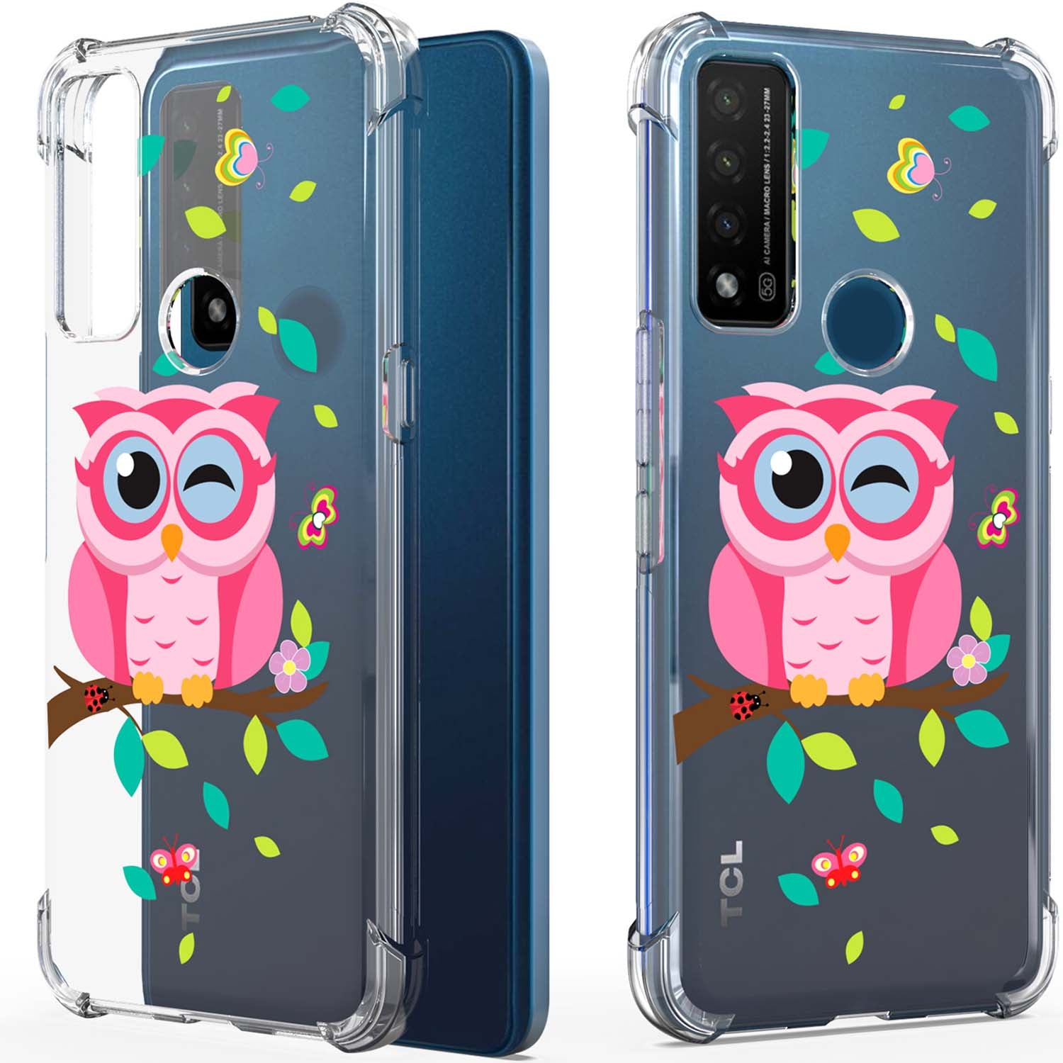 TCL 20 R 5G / Bremen 5G / 20 AX 5G Case - Slim TPU Silicone Phone Cover - FlexGuard Series