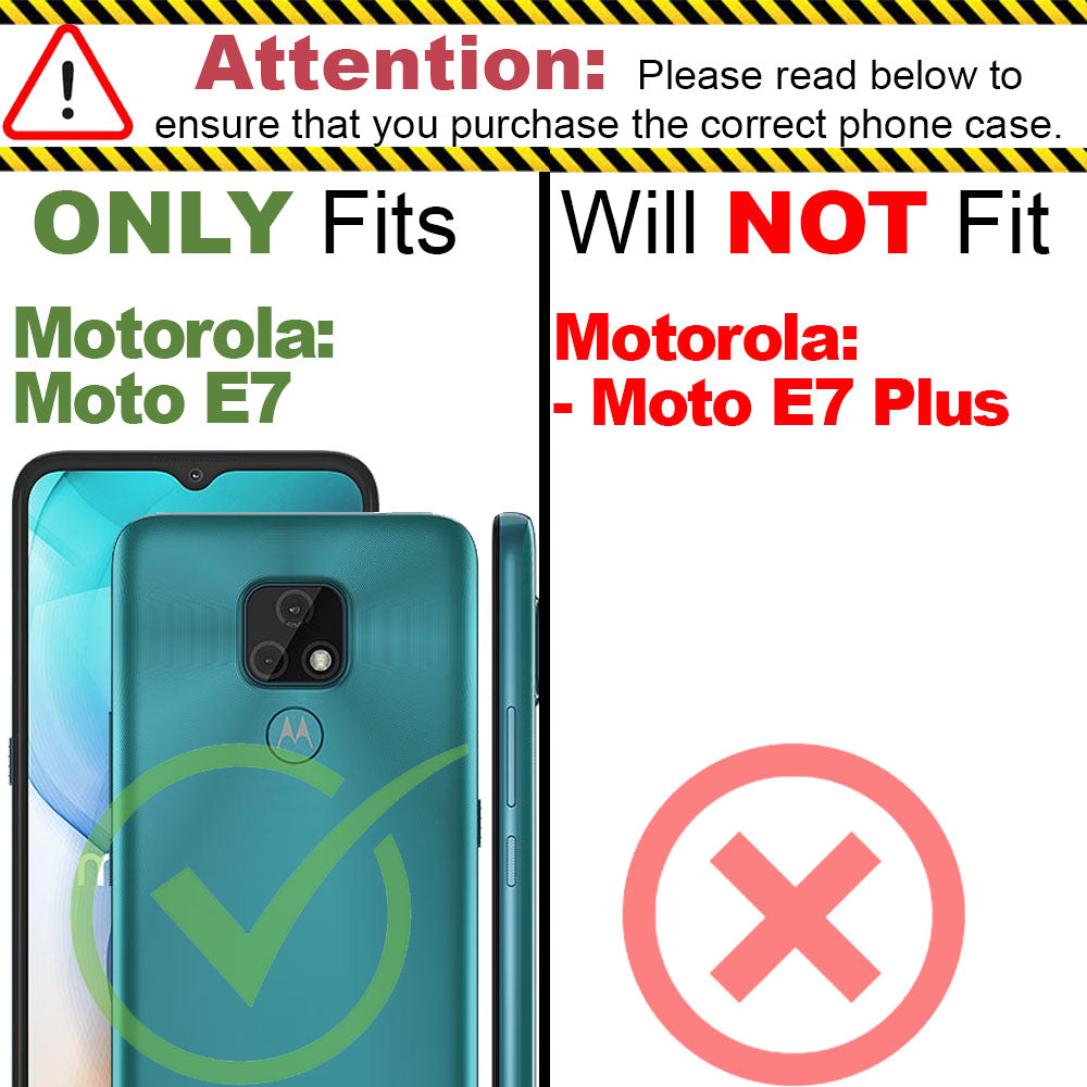 Motorola Moto E7 Case - Slim TPU Silicone Phone Cover - FlexGuard Series