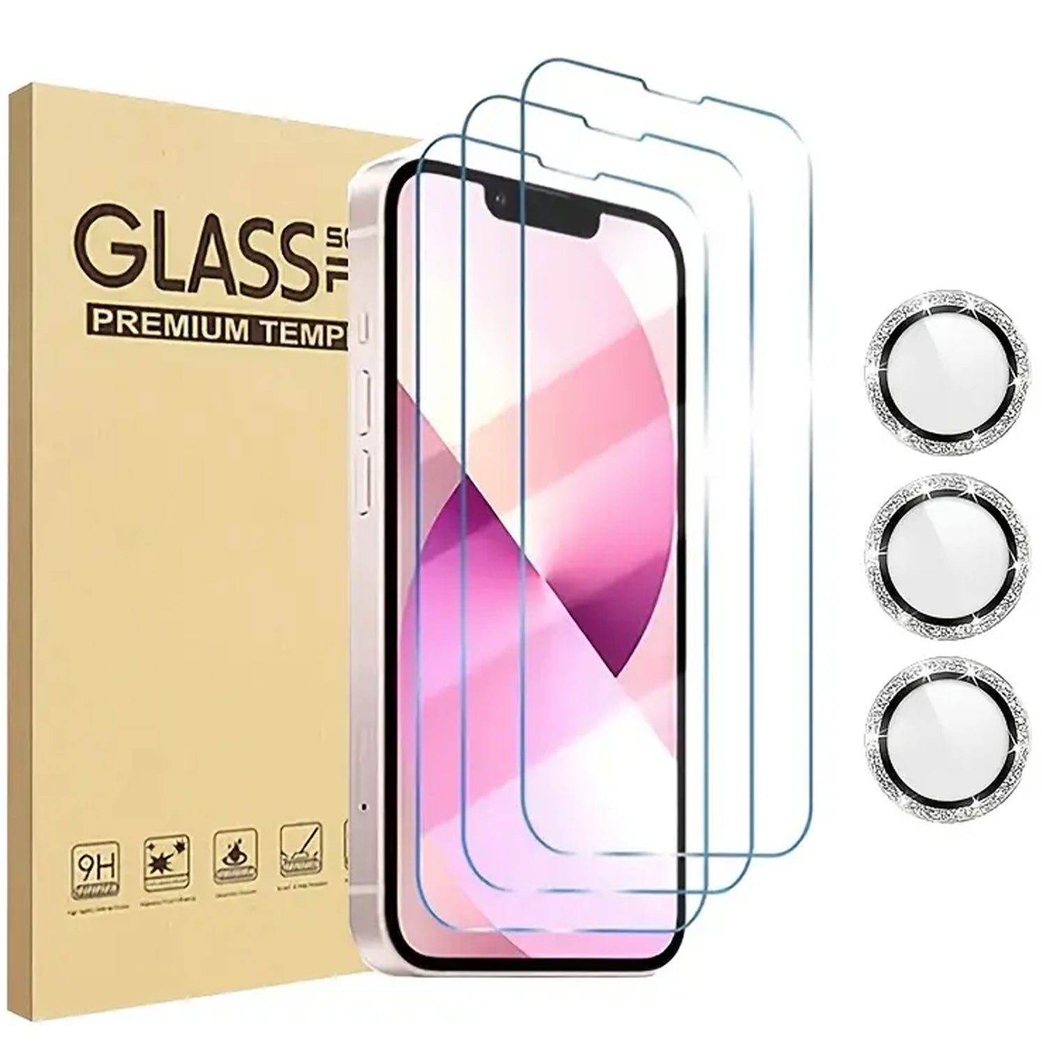 iPhone 14 Pro Screen Protector Tempered Glass And Camera Lens Cover
