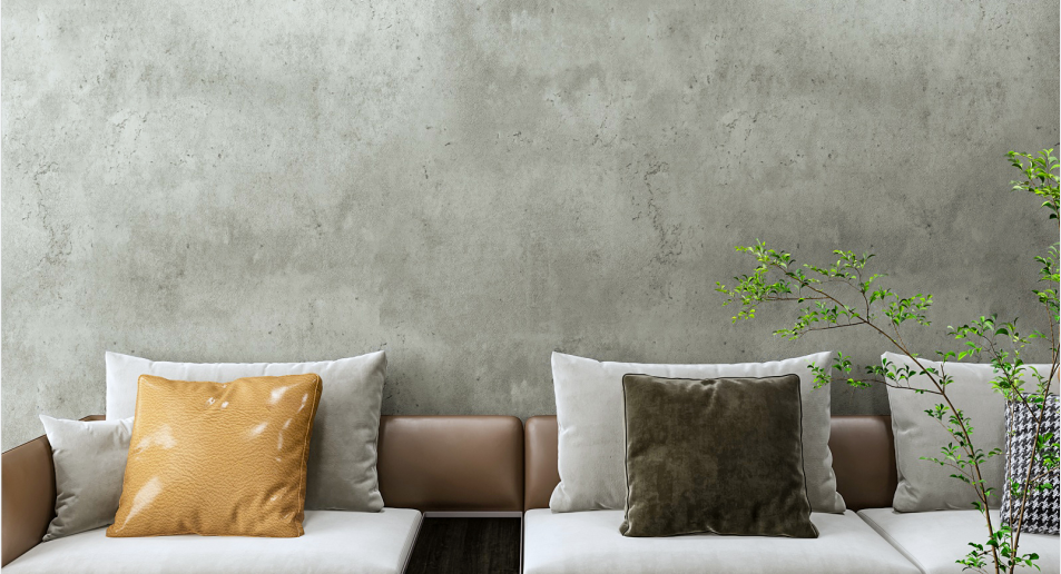VEELIKE Peel and Stick Concrete Wallpaper Adds Industrial Urban Look to Your House Instantly