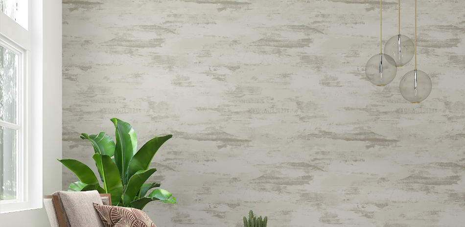 VEELIKE Peel and Stick Concrete Wallpaper Adds Industrial Urban Look to Your House Instantly