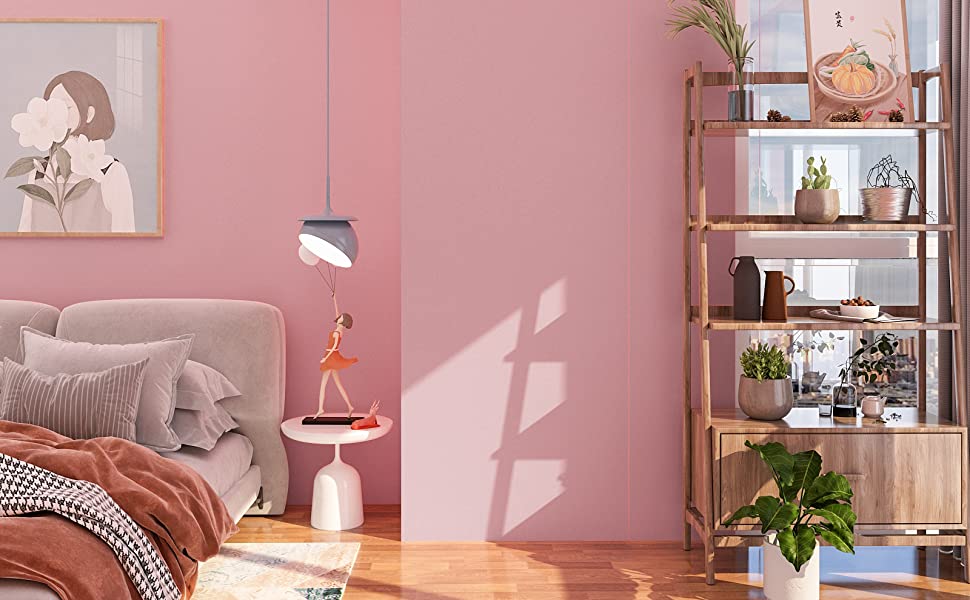 VEELIKE Peel and Stick Concrete Wallpaper Adds Industrial Urban Look to Your House Instantly